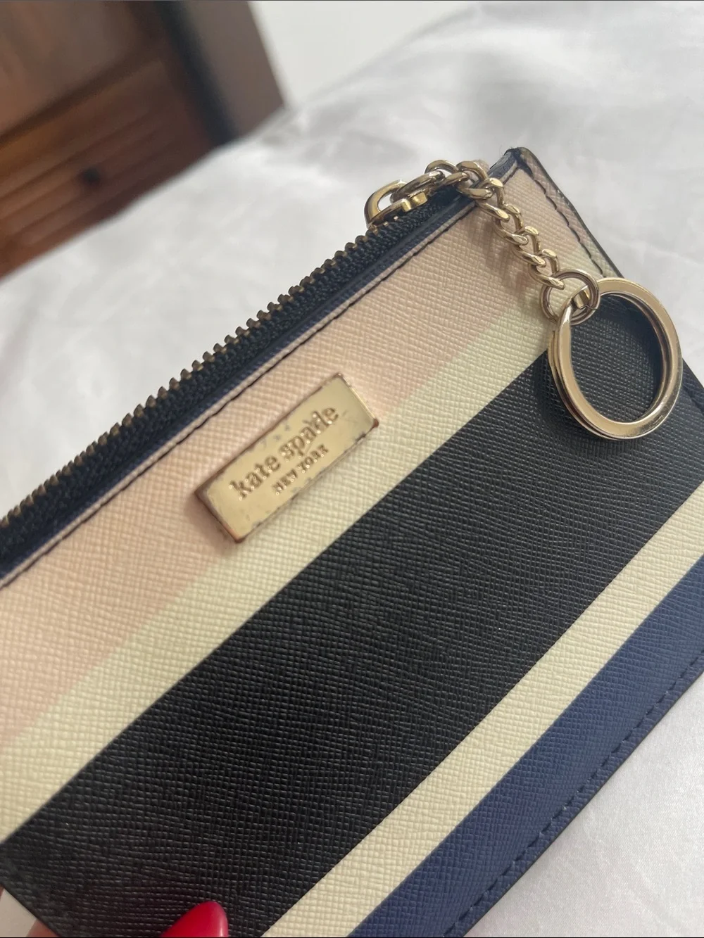 Kate Spade Striped Coin Purse